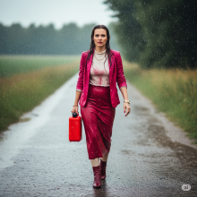 MBaerchen: car breakdown in the rain
