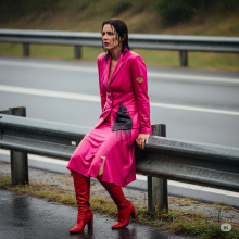 MBaerchen: car breakdown in the rain