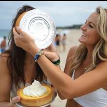 sewersyd: Finally managed to get women to pie each other.