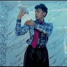 WETColours: Jack Super Wet in Shirt and Tie with Black Adidas Pants