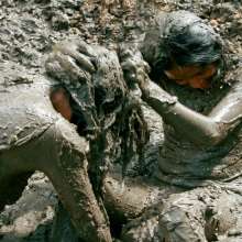 Owen: Boots and Brawl in the Mud, Jane and Carol--Photos