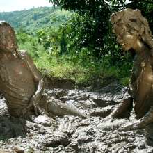 Owen: Boots and Brawl in the Mud, Jane and Carol--Photos