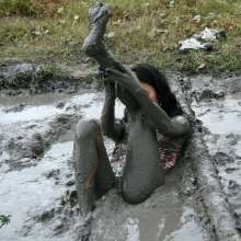 Owen: Jane in the Hilltop Mud Pit--Photos