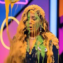WAM Photography: The Lever of Doom-- Beautiful Contestants Get Gunged