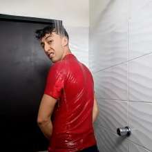 WETColours: Luke Super Wet with Super Shampoo in Red T-shirt and Jeans