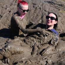 DungeonMasterOne: Mud Work!  Honeysuckle and Charity Work the Mudbanks