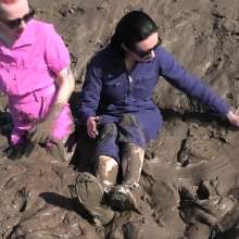 DungeonMasterOne: Mud Work!  Honeysuckle and Charity Work the Mudbanks
