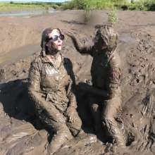 DungeonMasterOne: Mud Work!  Honeysuckle and Charity Work the Mudbanks
