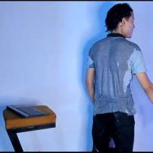 WETColours: Santos All Wet with His Polo Shirt