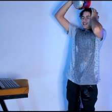 WETColours: Santos All Wet with His Polo Shirt