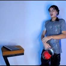 WETColours: Santos All Wet with His Polo Shirt