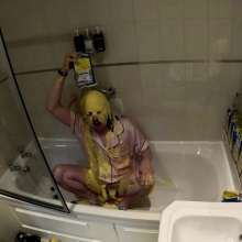 Wakka: Wakka Destroyed With Custard on His Wedding Night