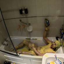 Wakka: Wakka Destroyed With Custard on His Wedding Night