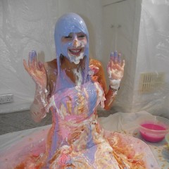 tonyhill: Messy Jessie - Messy Pink Dress!