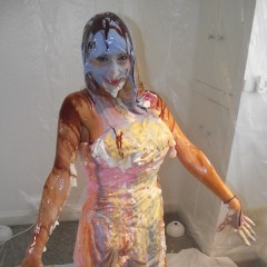 tonyhill: Messy Jessie - Messy Pink Dress!