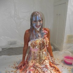 tonyhill: Messy Jessie - Messy Pink Dress!