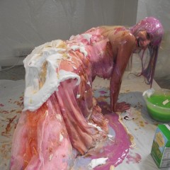 tonyhill: Messy Jessie - Messy Pink Dress!