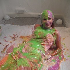 tonyhill: Messy Jessie - Messy Pink Dress!