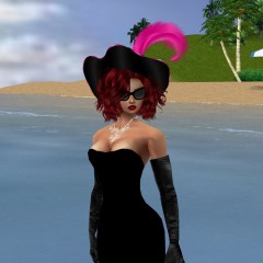 soakinJo: Soakin Jo Swims in the Sea in an Evening Dress