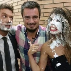 Pinhead: Spanish tv hostess caked nicely