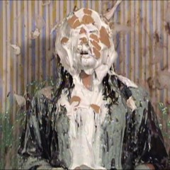 Anglefan.com: Jeanne gets blue slimed in a loose dressy top