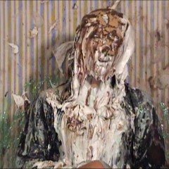 Anglefan.com: Jeanne gets blue slimed in a loose dressy top