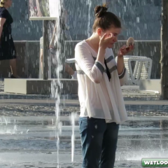 Alik: Fountain, wet college girls