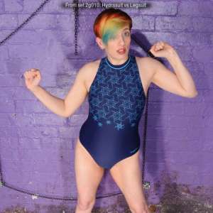 DungeonMasterOne: Swimsuit filling double bill: Rosemary's legsuit vs Lily's hydrasuit!