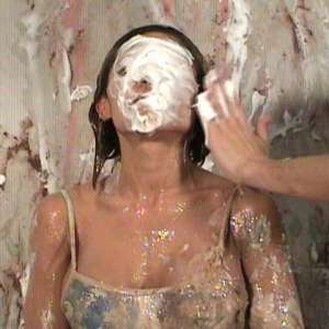 Anglefan.com: Beautiful Hispanic model slimed nicely