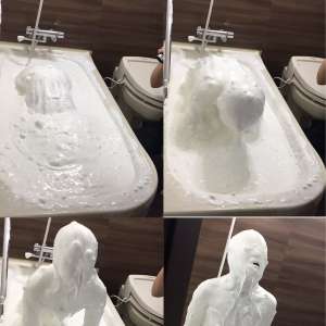 Dewaha: The ultimate tease, Hiroki Cream, posted another amazing cream bath set