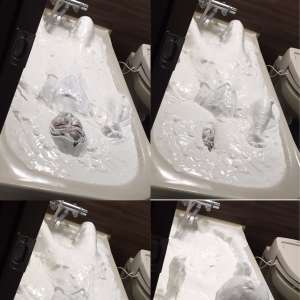 Dewaha: The ultimate tease, Hiroki Cream, posted another amazing cream bath set