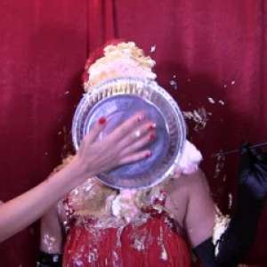 Lenny: Hot flapper gets destroyed with real pies in the face.