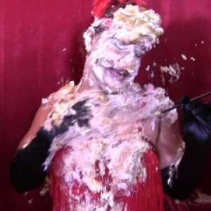 Lenny: Hot flapper gets destroyed with real pies in the face.