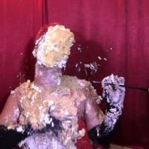 Lenny: Hot flapper gets destroyed with real pies in the face.