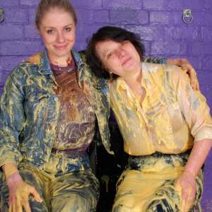 DungeonMasterOne: Modesty in denim, Evelyne in uniform, clothes filling fun!