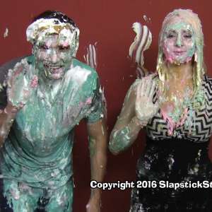 SlapstickStuff: Cara Slimes and Pies The Guy!