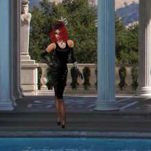 soakinJo: Soakin'  Jo Swims in the Hearst Castle Pool