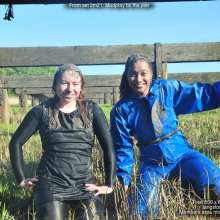 DungeonMasterOne: Cute redhead gets muddy then wet on the banks of the River Severn!