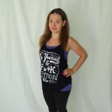 DunkTankFan: new Amanda Dunked in a black top and Yoga Tights!