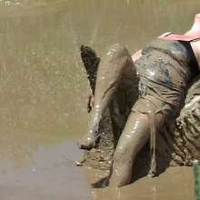 FOXY: Video BBW in mud downloadable