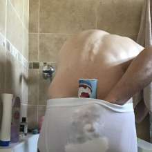 messy944: Filling and staining my clean white boxers