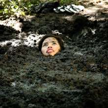 dlodoski: Emerald Exploring a Peat Pit