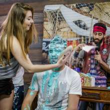 walking the plank: Handsome guys getting pied (arrogant men humiliated by girls)--program 8