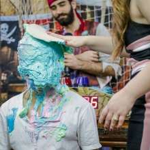 walking the plank: Handsome guys getting pied (arrogant men humiliated by girls)--program 8