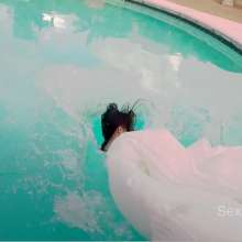 Alana SexyMessyBabes: WetLook Bridal Fight (new video)