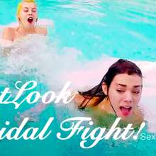 Alana SexyMessyBabes: WetLook Bridal Fight (new video)