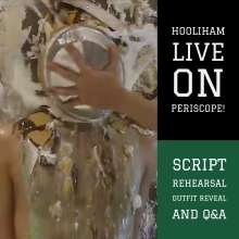hooliham: New episode shooting this weekend!  Watch live!