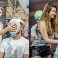 walking the plank: Handsome guys getting pied (arrogant men humiliated by girls)--program 8