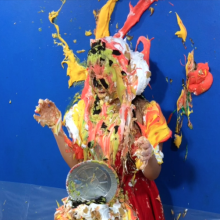 PieZone: New Asian Model Gets Caught Cheating, Punished in Pies and Slime!