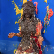 PieZone: New Asian Model Gets Caught Cheating, Punished in Pies and Slime!